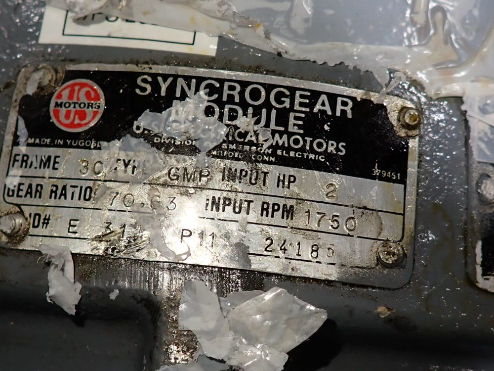 Us Motors 2 Hp Gear Drive