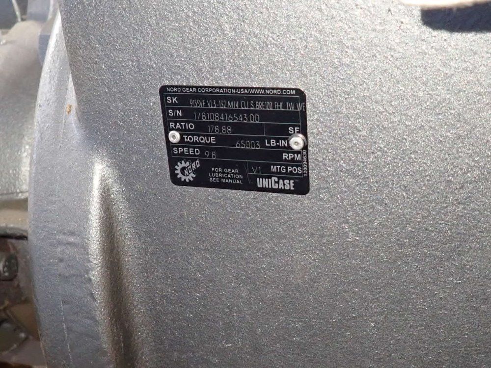 Nord 10 Hp Gear Drive - 9155vf Vl3-132 M/4 Cus Bre100 Fhitvwe