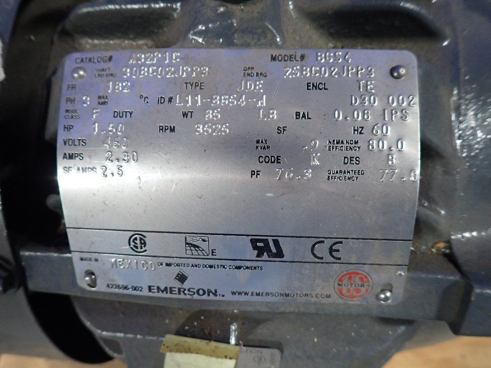 Emerson 1.5 Hp Motor - Bg5u