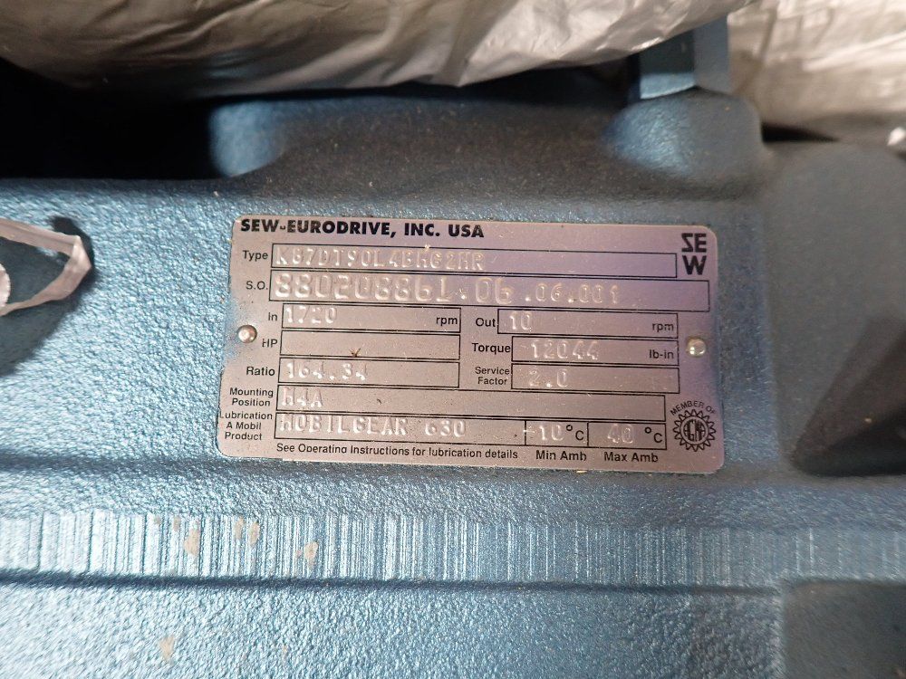 Sew-eurodrive 2 Hp Gear Drive