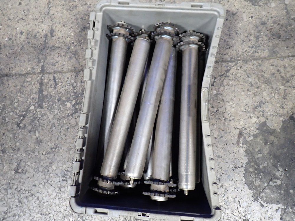 2"x20" Double Sprocket Conveyor Rollers