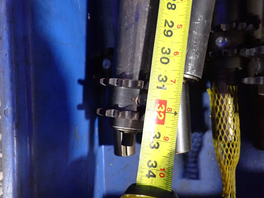 2"x34" Double Sprocket Conveyor Rollers