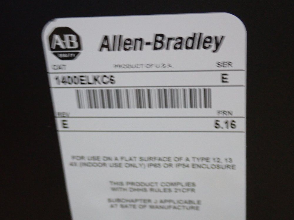 Allen Bradley Operator Terminal - Panelview 1400e