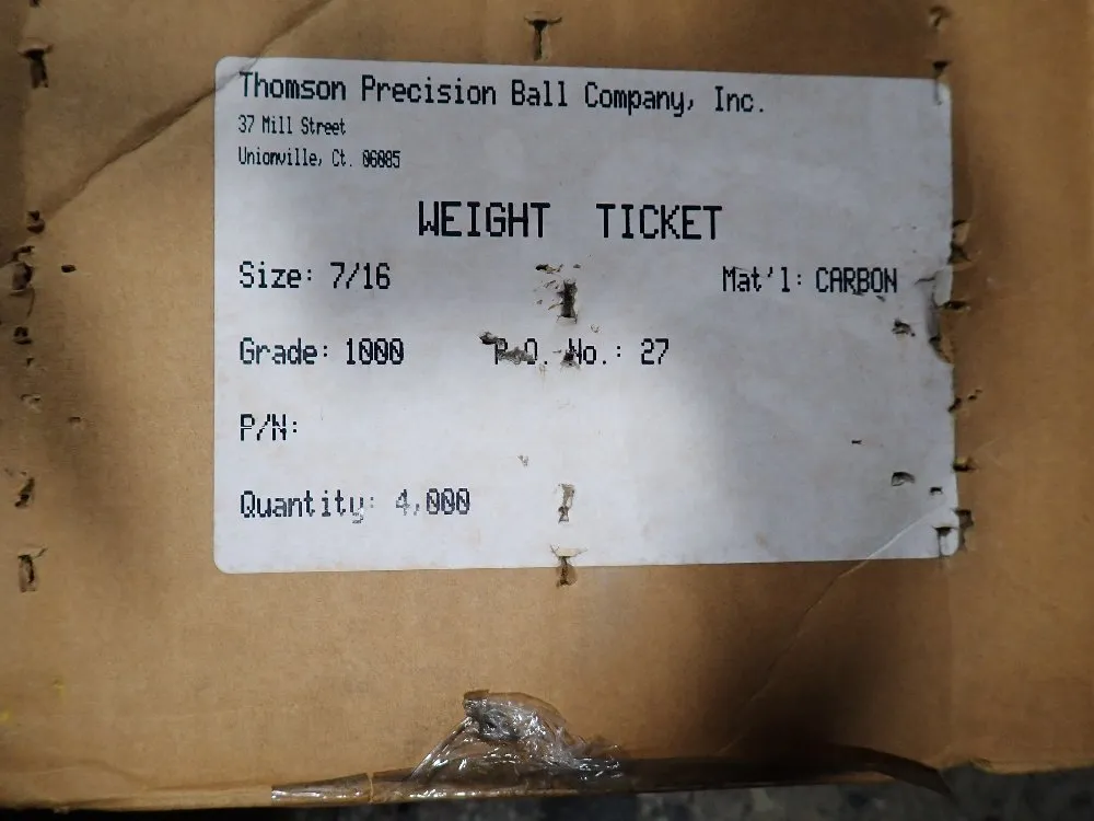 Thomson Precision Ball Comp. Spacers