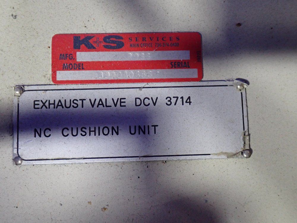 Ross Die Cushion Unit Valve - 3900a0686