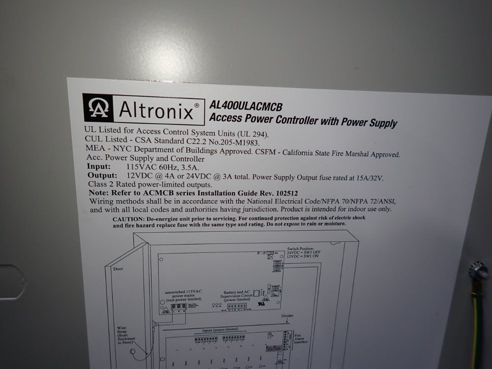 Altronix Control - Al400ulacmbc