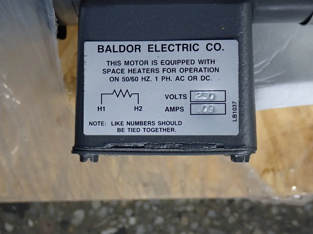 Baldor 1.3 Hp Motor