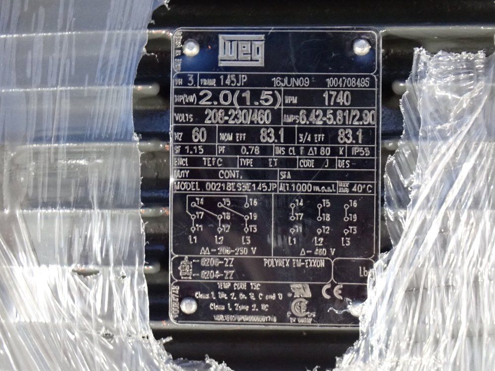 Weg 2 Hp Motor - 00218es5e14sjp