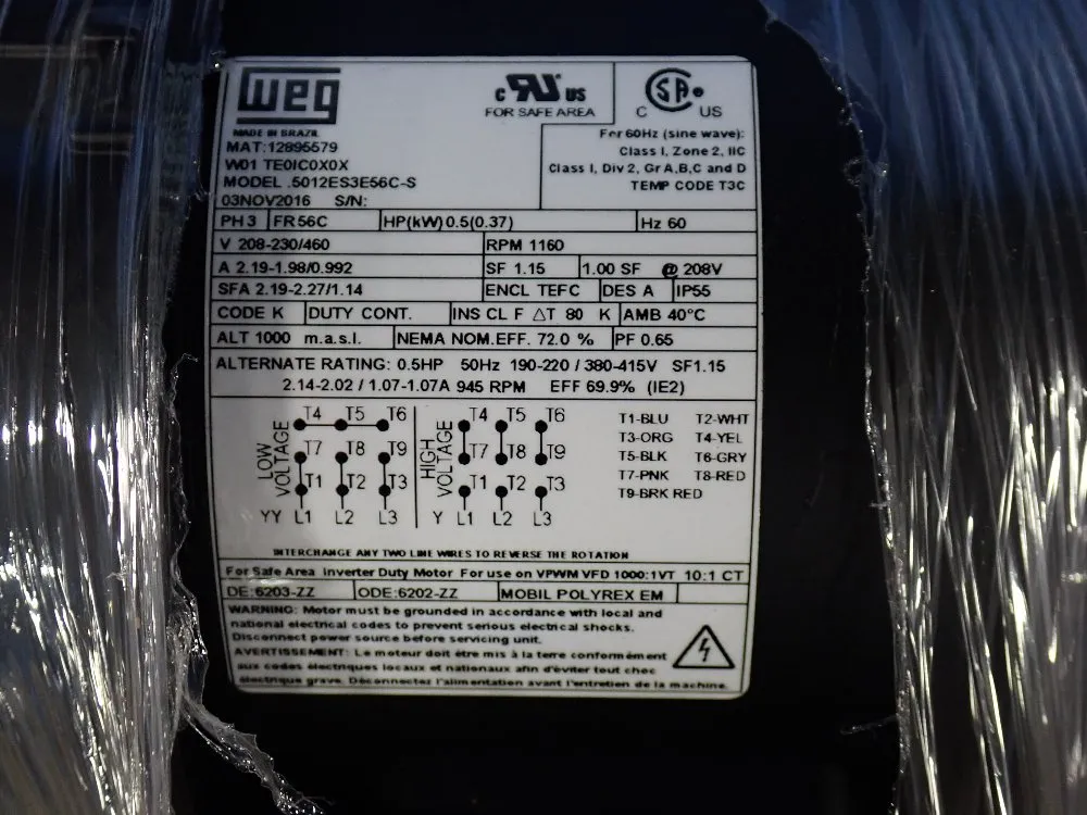 Weg Pump Motor