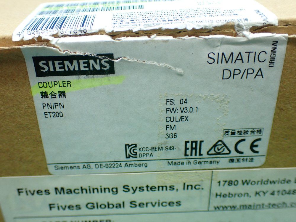 Siemens Coupler - 6es7 158-3ad01-0xa0