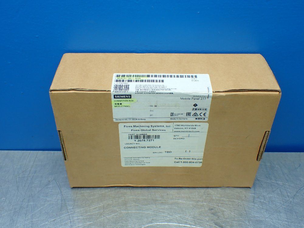 Siemens Simatic Mobile Panel 277 Connection Box - 6av6 671-5ae11-0ax0