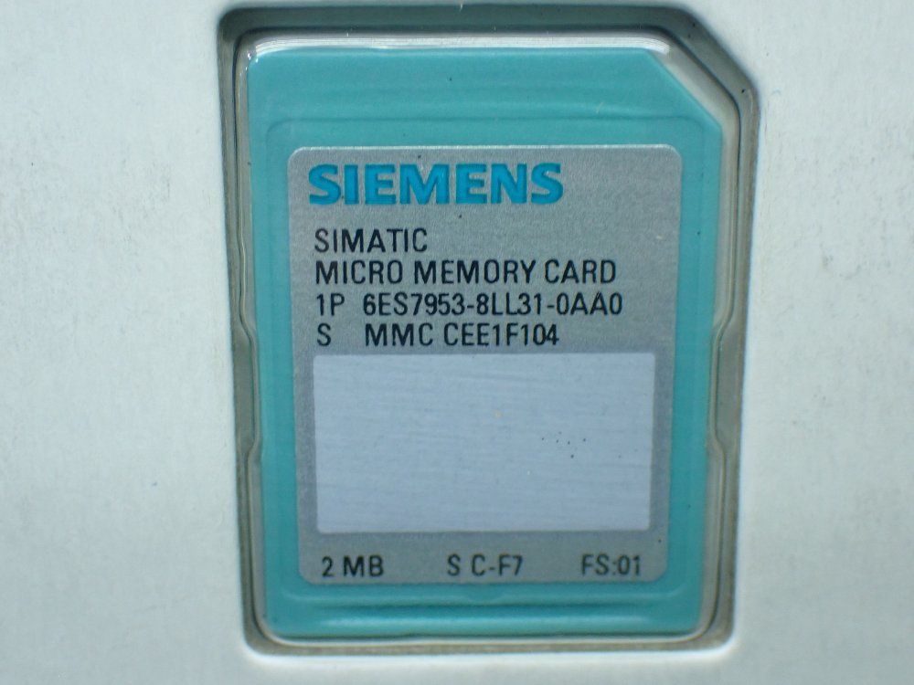 Siemens 6es7 953-8ll31-0aa0 Simatic S7-300 Memory Card - 6es7 953-8ll31-0aa0