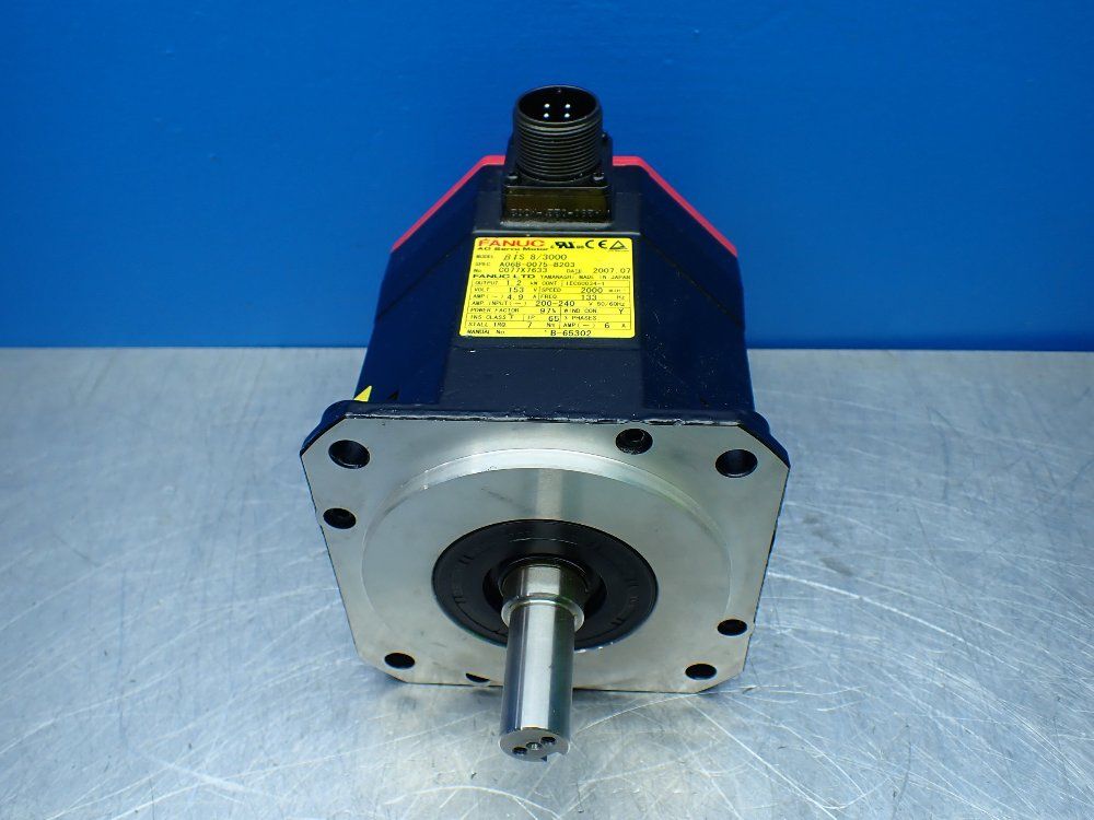 Fanuc 2000rpm Ac Servo Motor. - A06b-0075-b203
