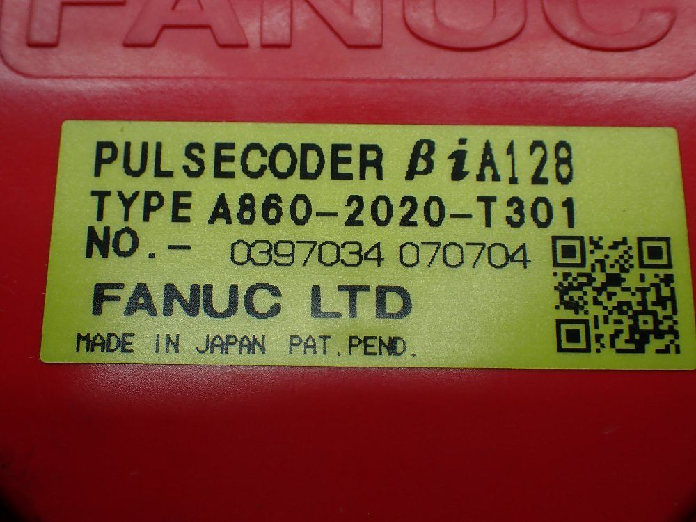 Fanuc 2000rpm Ac Servo Motor. - A06b-0075-b203