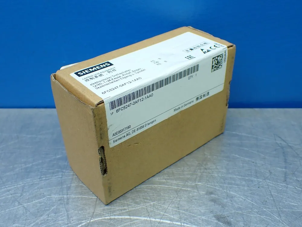 Siemens Control Unit Equipment - 6fc5247-0af12-1aa0