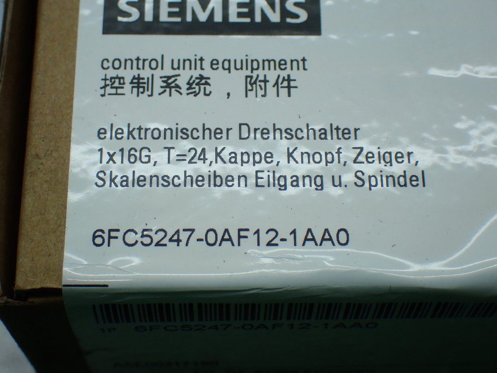 Siemens Control Unit Equipment - 6fc5247-0af12-1aa0