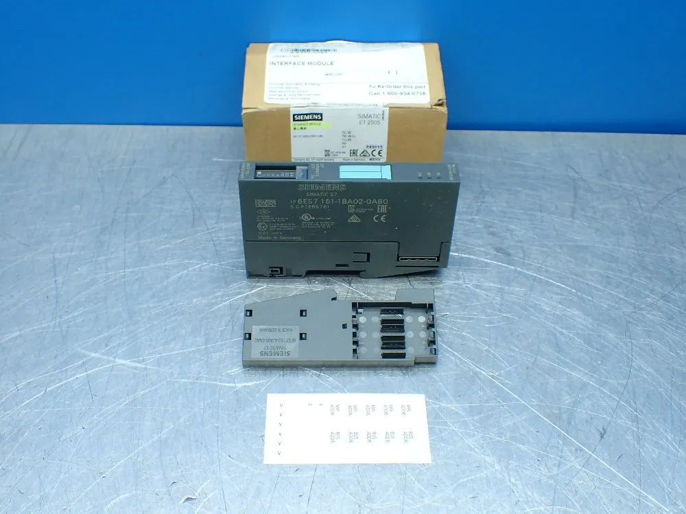 Siemens Simatic S7 Interface Module - 6es7 151-1ba02-0ab0