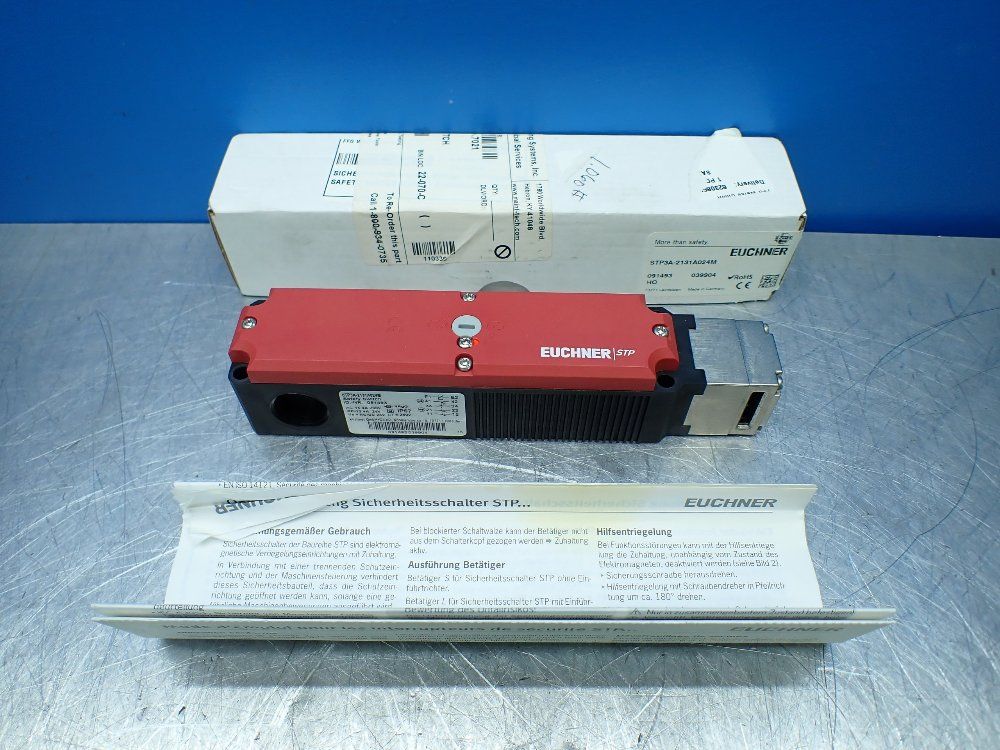 Euchner Safety Switch. - Stp3a-2131a024m