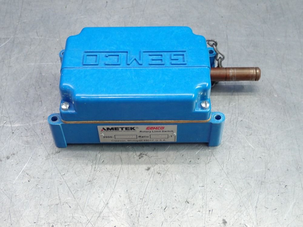 Ametek Gemco Electric 1000 Rpm 2000 Rotary Limit Switch - 2000-38b