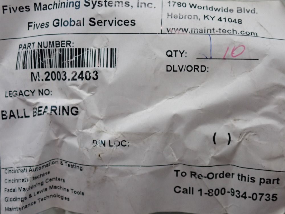 Nis Ball Bearings 10pcs - 6004zz