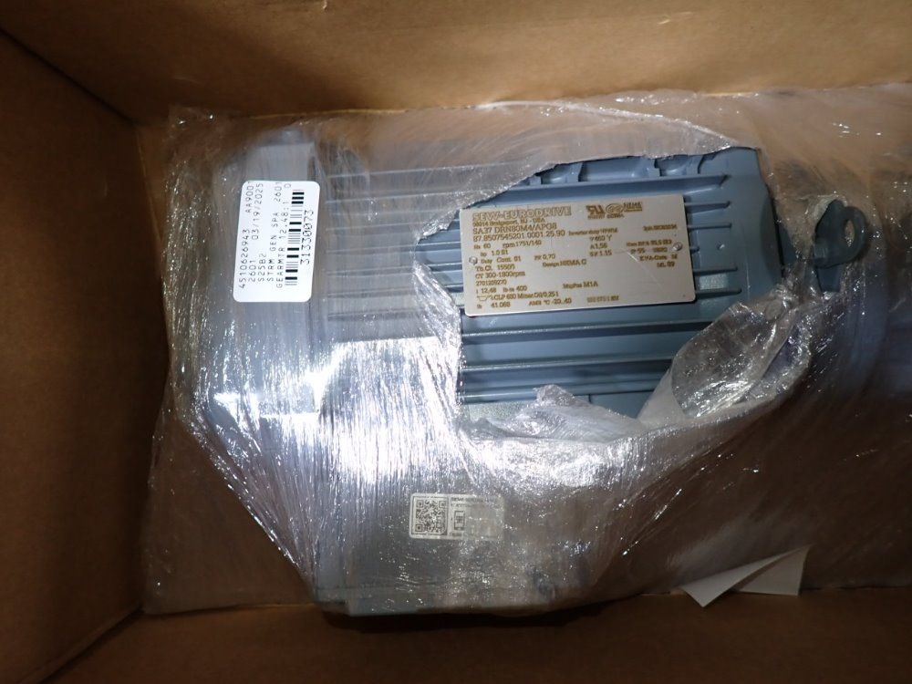 Sew Eurodrive 1 Hp Gear Drive - Sa37 Drn80m4/apg8