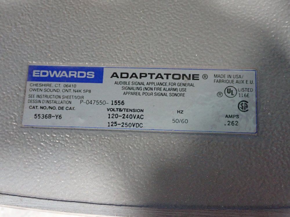 Edwards Audible Signal - 5536b-y6