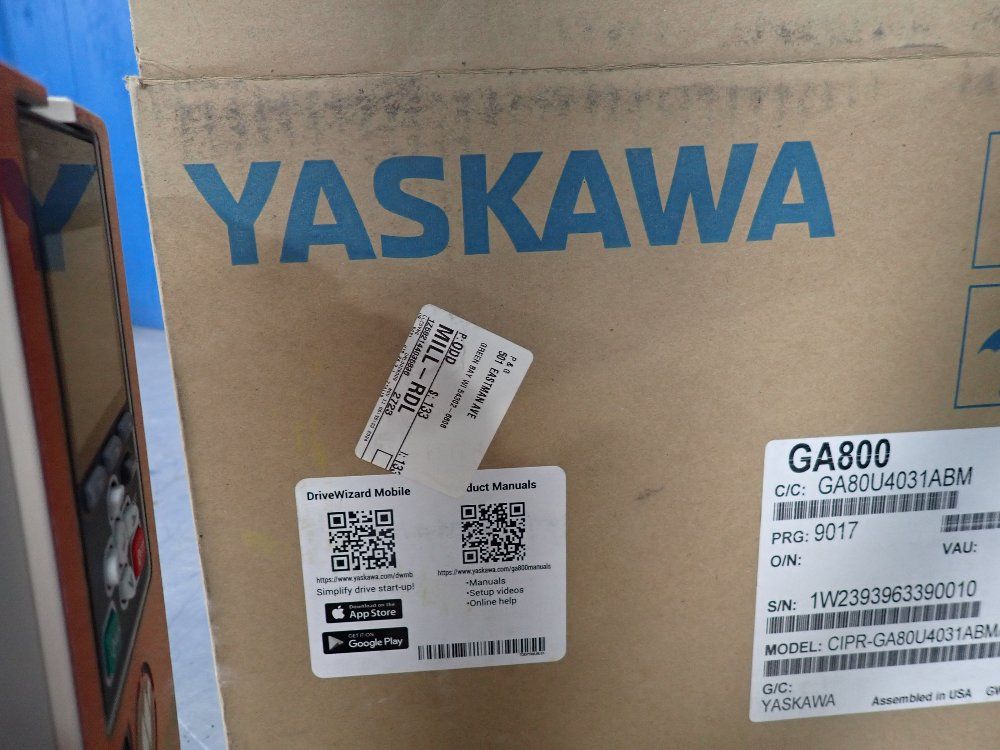 Yaskawa 20 Hp Drive - Cipr-ga80u4031abma-aaaana