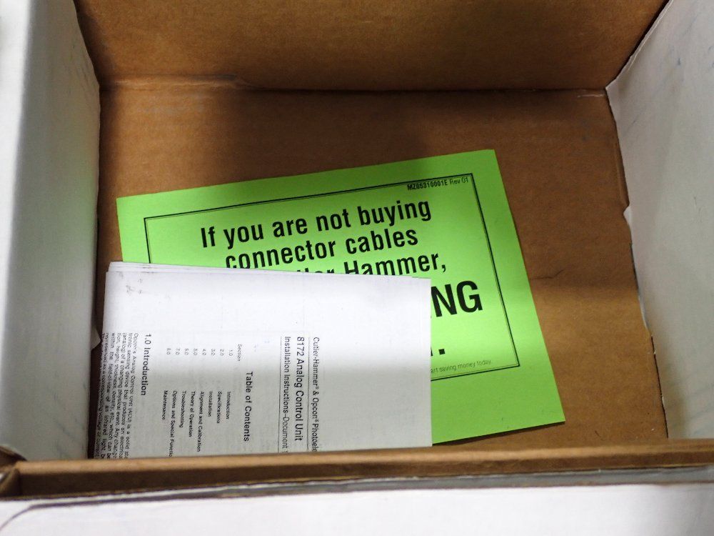 Cutler-hammer Photoelectric Controller - 8172a-6501