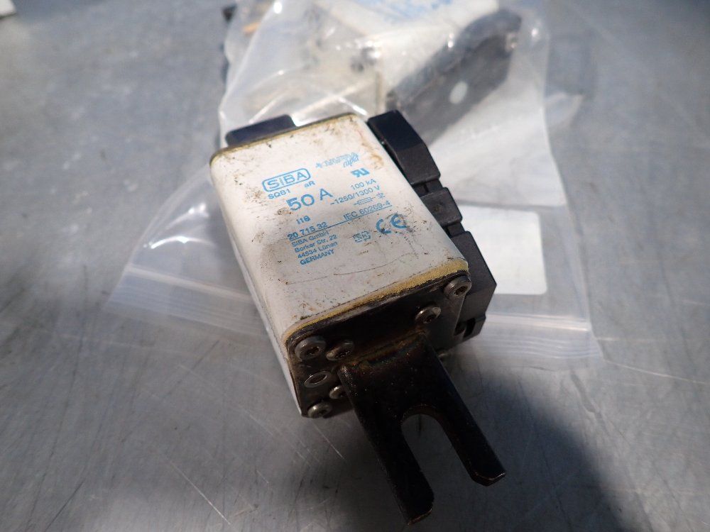 Siba 50 Amp 3 Fuses - 20 71532