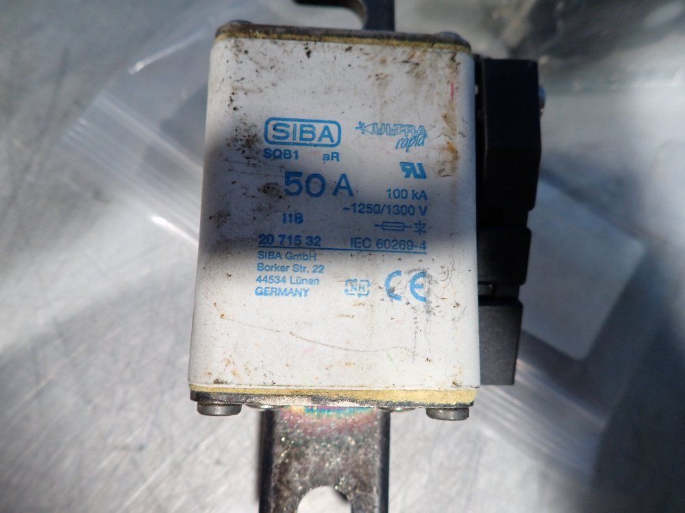 Siba 50 Amp 3 Fuses - 20 71532