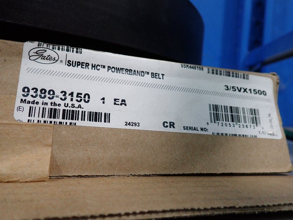 Gates Super Hc Power Band Belt - 3/5vx1500