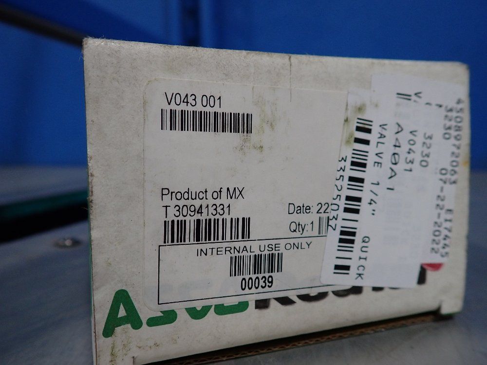 Asco Redhat Valve - V043 001