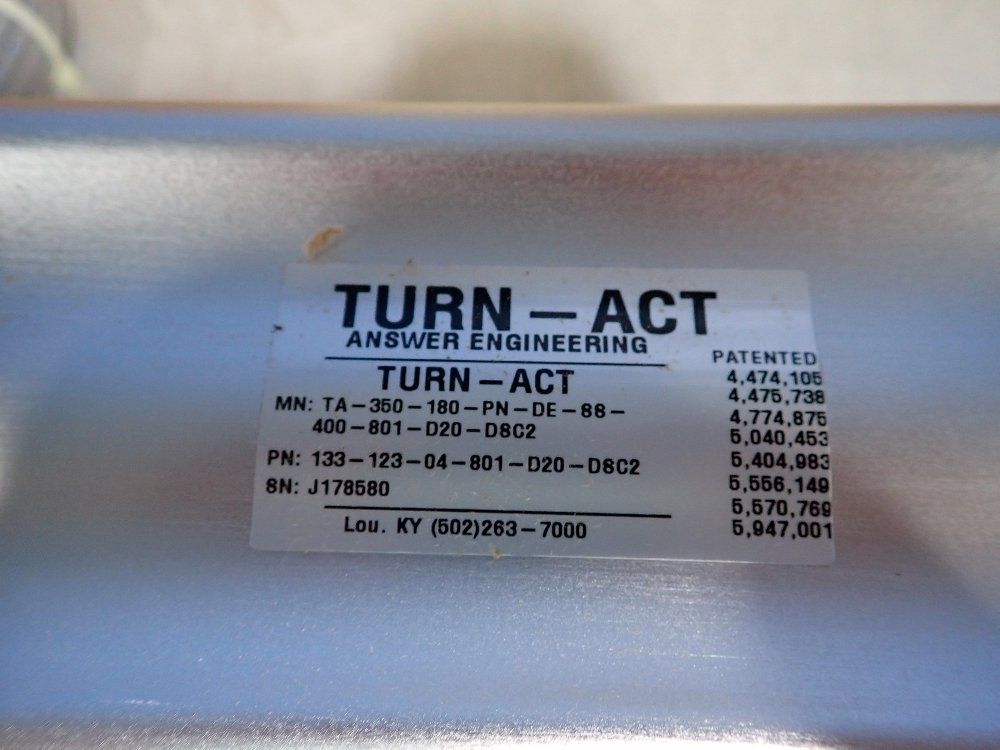 Turn-act Actuator Cylinder - Ta-350-180-pn-de-88-400-801-d20-d8c2