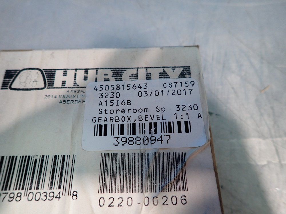 Hub City Gear Box - Ad1 1/2 D,e Sp