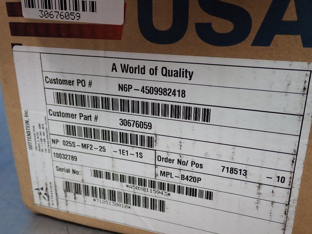 Wittenstein Gear Head - Np 025s-mf2-25-1e1-1s