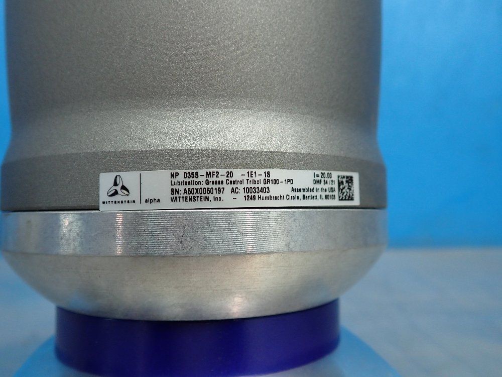 Wittenstein Gear Head - Np 0358-mf2-20-1e1-1s