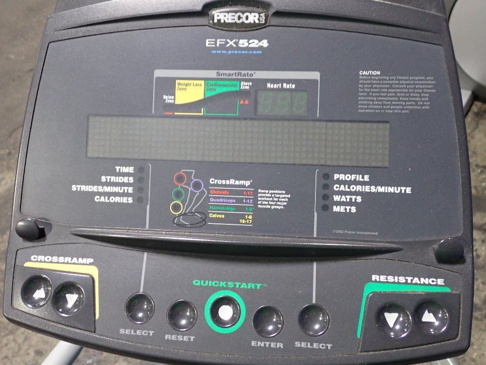 Precor Elliptical Machine - Efx524