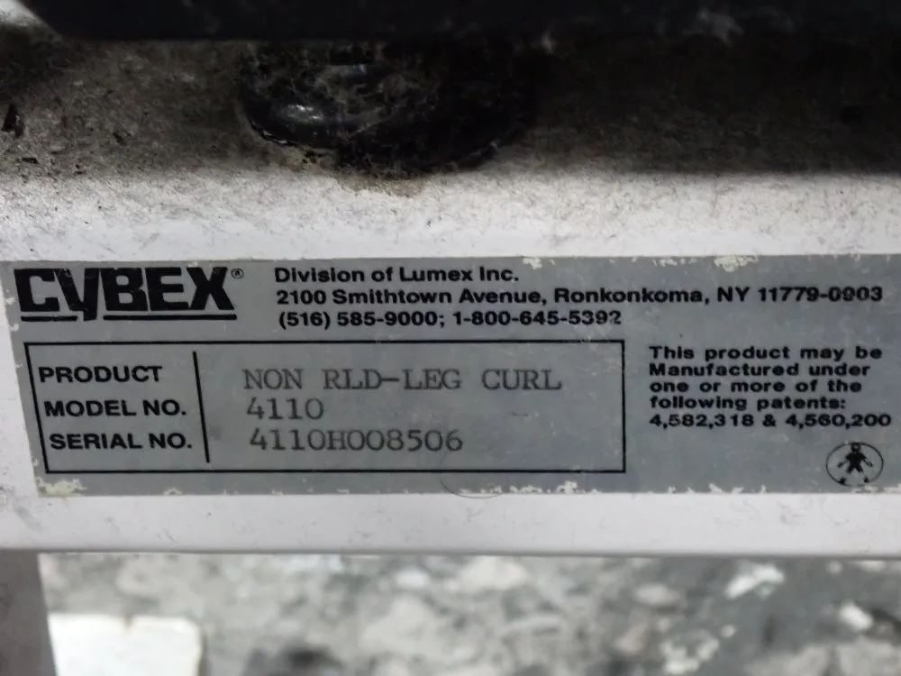 Cybex Leg Curl Exercise Machine - 4110