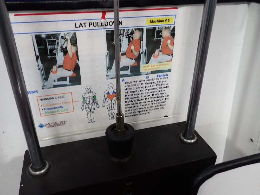 Cybex Lateral Pull Down Exercise Machine