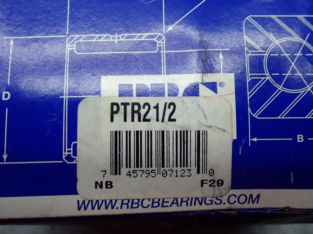 Rbc Bearings Cam Follwer Bearing, Double Row, 7 Pcs - Ptr 2 1/2