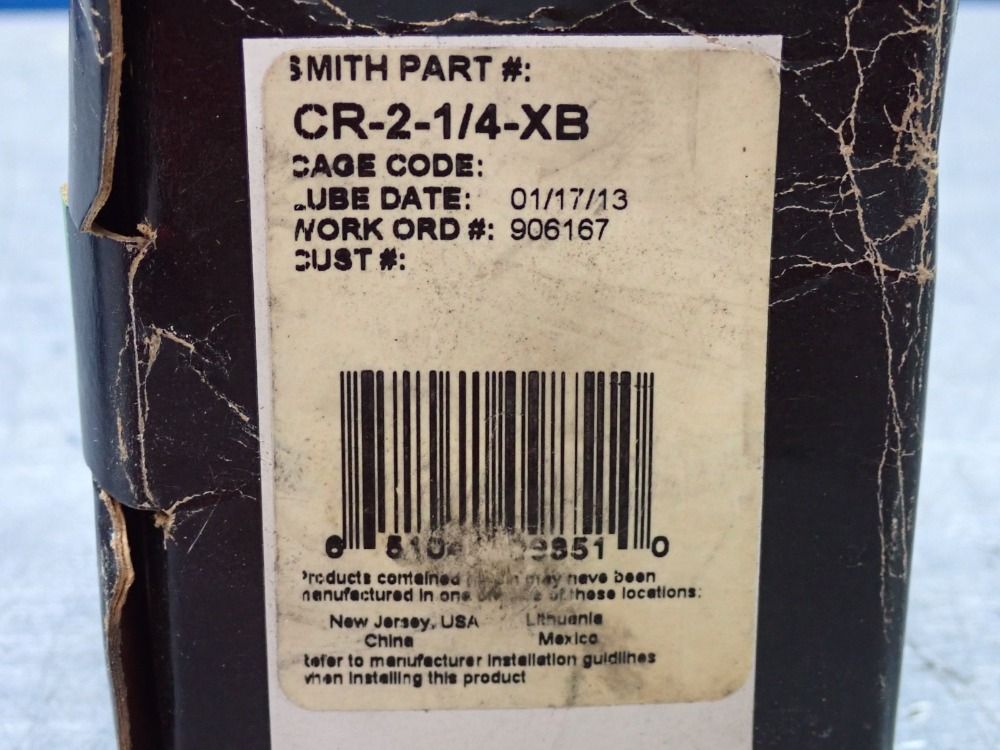 Smith Bearing Roller Bearing, Standard Stud - Cr-2-1/4-xb