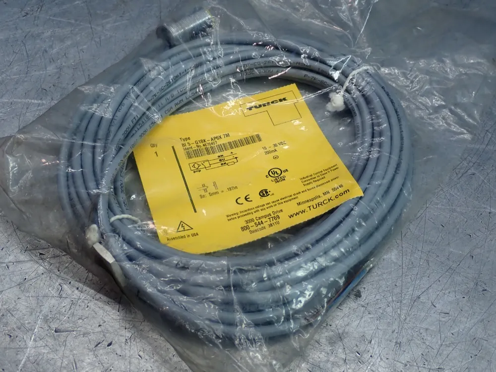 Turck Cable, Proximity Sensor - Bi5-g18-ap6x 7m