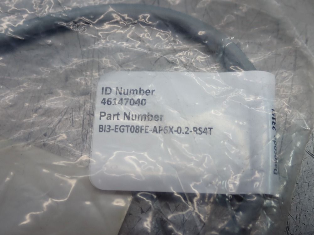 Turck Cable, Inductive Sensor - Bi3-egt08fe-ap6x-0.2-rs4t