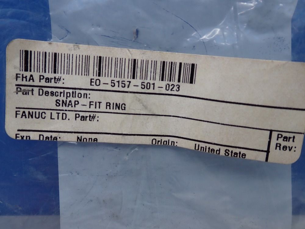 Fanuc Snap- Fit Ring - Eo-5157-501-023