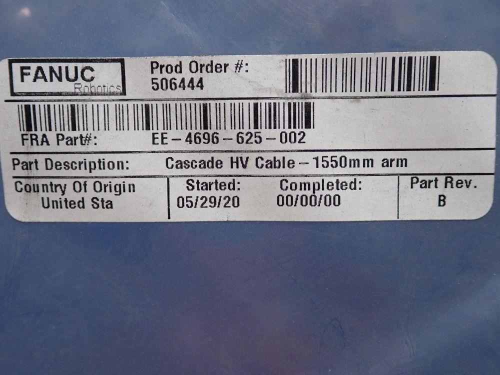 Fanuc Robotics Connecting Cable - Ee-4696-625-002