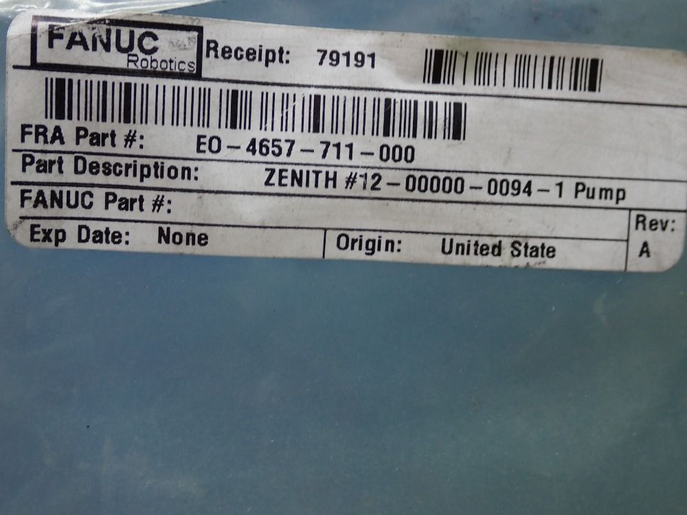 Fanuc Pump, 2 Pcs - Eo-4657-711-000
