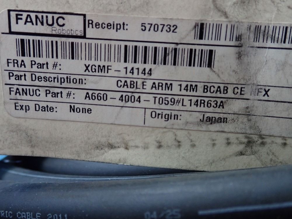 Fanuc Cable, Robotics - A660-4004-t059#l30r63a