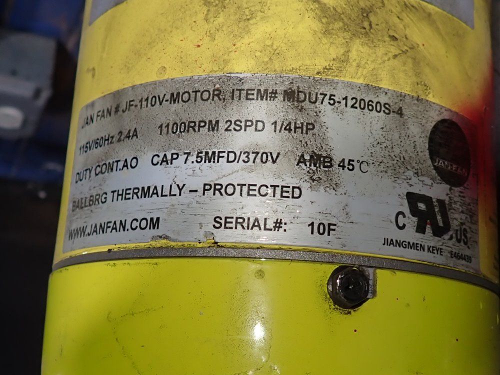 Janfan 1/4 Hp Motor - Mdu75-12060s-4