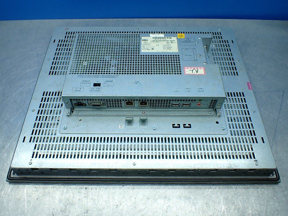 Siemens Mp 377 19" Touch Computer. Powers On, Picture Fuzzy - 6av6 644-0ac01-2ax1