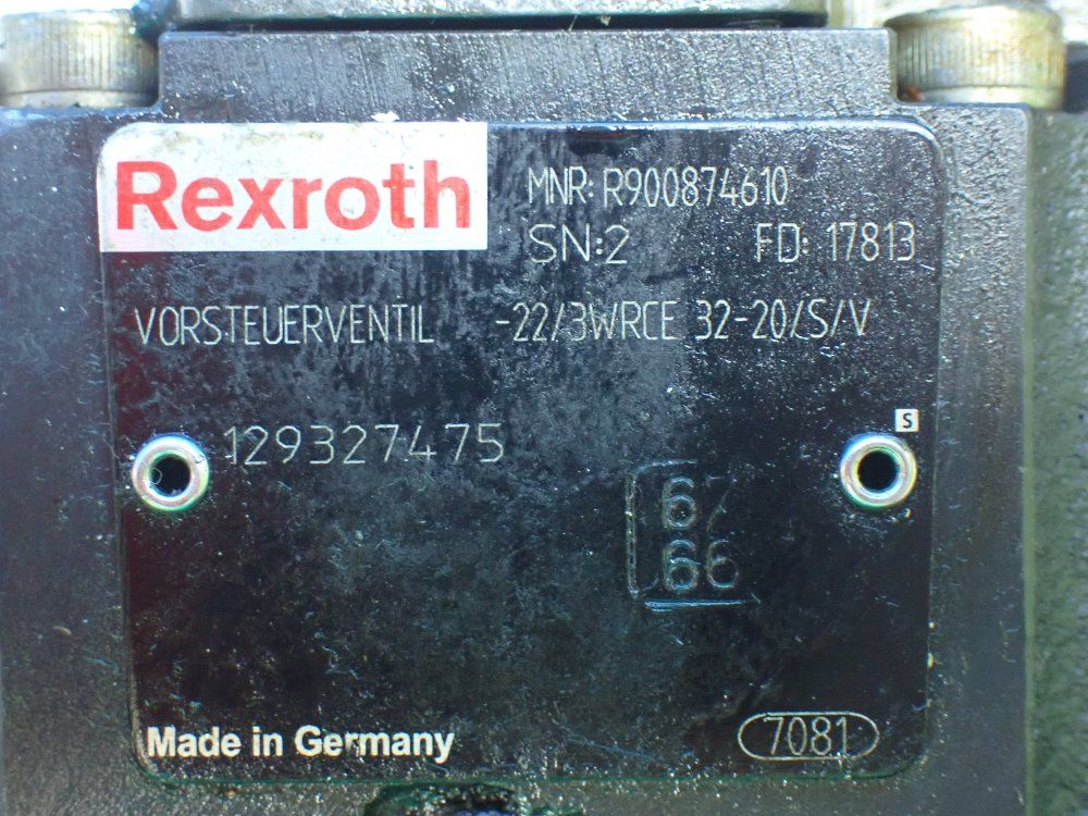 Rexroth Hydraulic Servo Drive: R900874610, R901453538b - R901454653